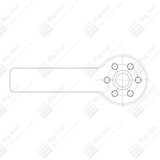 Plug Valve Wrench, FMC TE, 2" ULT150 / DR150 & DR200