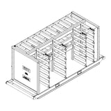 Pipe Sloop Skid For 4In Fig 602 & 2In Fig 1502 15,000 Lbs Max Gross Capacity